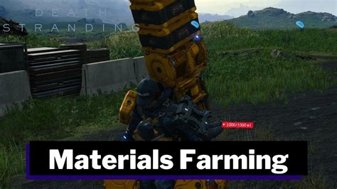 death stranding metal box|Death Stranding how to farm.